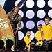 Daddy David Takes Center Stage with His Three Golden Boys