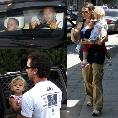 Celebrities and Their Babies Over the Weekend 2008-08-11 14:00:00