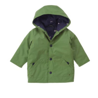 Green Hooded Rain Jacket $52 Green Hooded Rain Jacket $52
