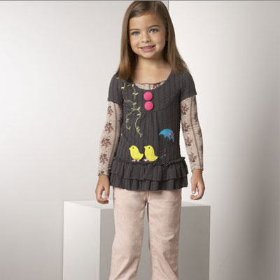 Sara Sara Chick Tunic ($88) & Rhinestone Corduroys ($72) Sara Sara Chick Tunic ($88) & Rhinestone Corduroys ($72)