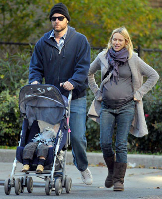 The Schreiber Family Takes a Leisurely Stroll The Schreiber Family Takes a Leisurely Stroll