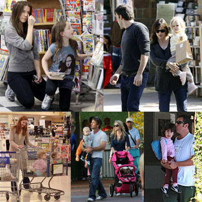 Celebrities and Their Babies Over the Weekend Celebrities and Their Babies Over the Weekend
