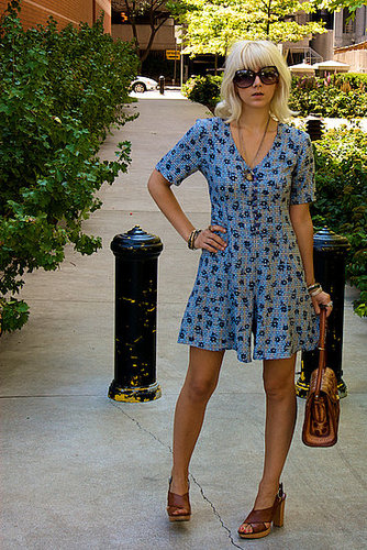 Floral-print Romper