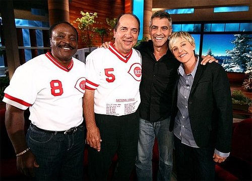 Ellen finally cought George Clooney!