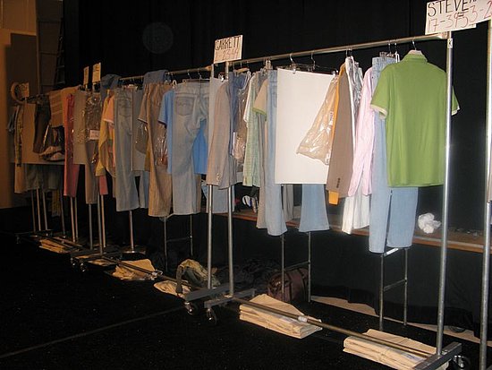 Backstage at Perry Ellis Backstage at Perry Ellis