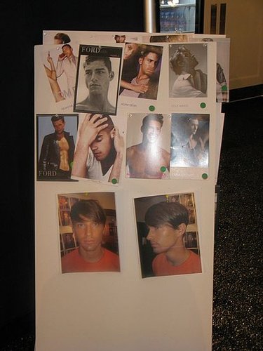 Backstage at Perry Ellis Backstage at Perry Ellis