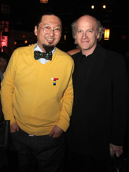 Takashi Murakami (L) and photographer Timothy Greenfield-Sanders Takashi Murakami (L) and photographer Timothy Greenfield-Sanders