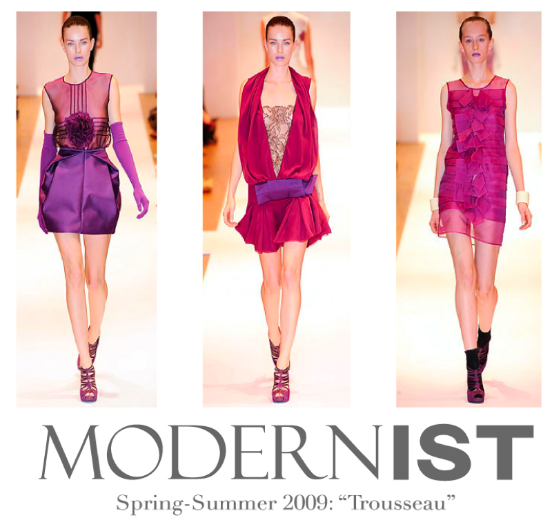 In The Showroom/London Fashion Week: Modernist Spring 2009 In The Showroom/London Fashion Week: Modernist Spring 2009