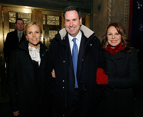 Tory Burch, Saks CEO Steve Sadove, Marlo Thomas