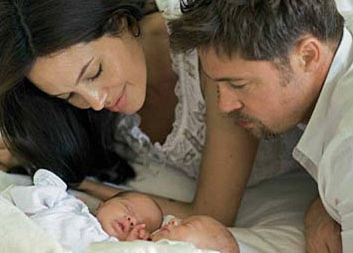 EXCLUSIVE! Brad and Angelina share their beautiful family with us