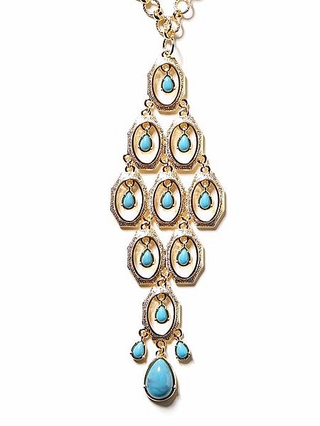 Women's Apparel: Chandelier pendant necklace: jewelry | Banana Republic