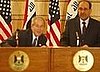 Final Shoe-Down: Bush Spins Hurled Shoe Into Act of Freedom
