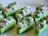 Chicken Salad with Peas in Celery Ribs Chicken Salad with Peas in Celery Ribs