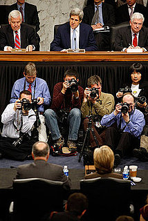 Front Page: Hillary Heads to the Hill For Confirmation Hearing