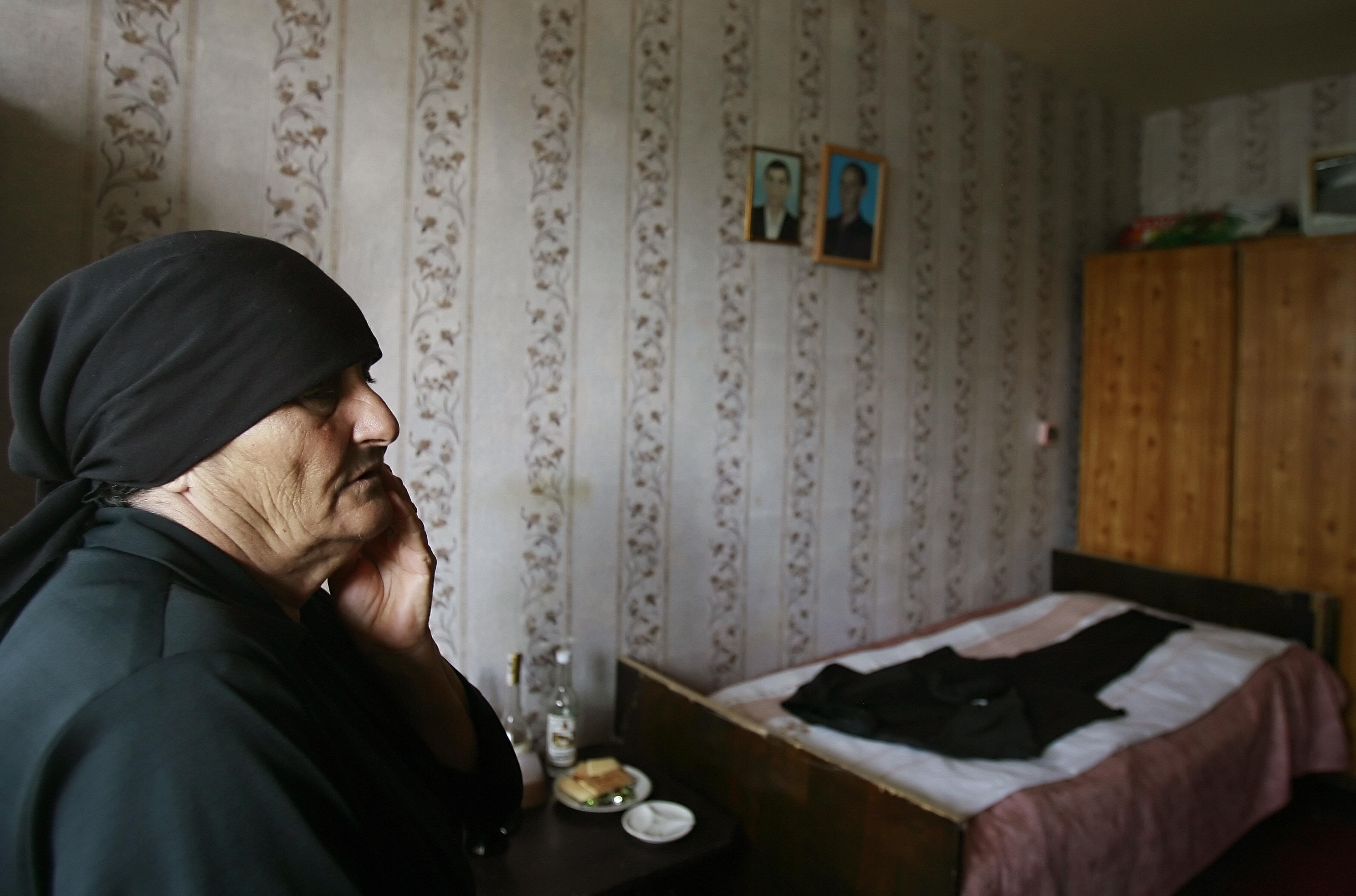 Rosa Indjgia who lost her husband Meira during the Senaki bombing. Rosa Indjgia who lost her husband Meira during the Senaki bombing.