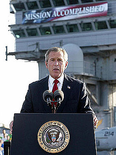 Bush Admits Mistakes, Regrets Mission Accomplished Banner 