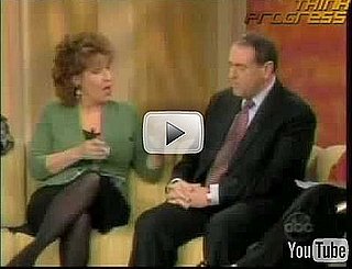 Briefing Book! Huckabee: Gays Don't Meet Violence Threshold  