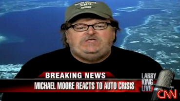 Briefing Book! Michael Moore on the Big Three Bailout