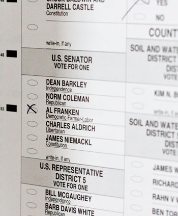 Briefing Book! Al Franken's Bid For Senate Seat Dealt Blow 
