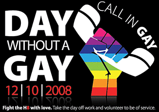 "Day Without a Gay" —  Push For Rights Picks Up