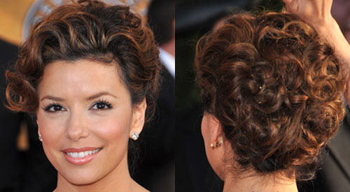 How To Do Eva Longoria's Hair at the 2009 Screen Actors Guild Awards