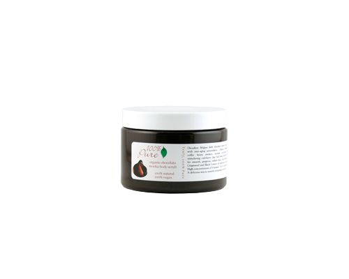 100% Pure Organic Chocolate Mocha Body Scrub 100% Pure Organic Chocolate Mocha Body Scrub