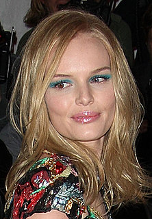 Kate Bosworth wears green eye shadow at the Costume Institute Gala