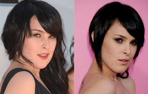 Rumer Willis in Blue Contact Lens