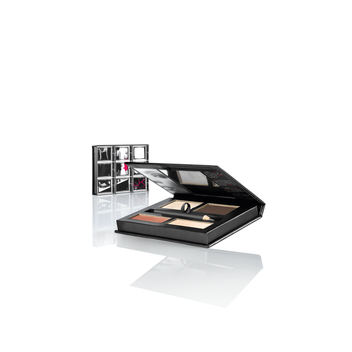 JK Jemma Kidd Fashion Palette ($36) — smokey shadow palette, black sparkly pencil, and nude gloss. JK Jemma Kidd Fashion Palette ($36) — smokey shadow palette, black sparkly pencil, and nude gloss.