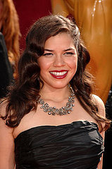 America Ferrera at 2008 Emmys: Hair Tutorial America Ferrera at 2008 Emmys: Hair Tutorial