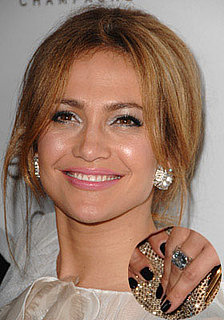 Jennifer Lopez's Black Nail Polish from Dior
