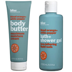 Tuesday Giveaway! Bliss Blood Orange Body Butter & Shower Gel 