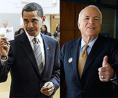 In Pictures: McCain, Obama, and Americans Everywhere Vote In Pictures: McCain, Obama, and Americans Everywhere Vote