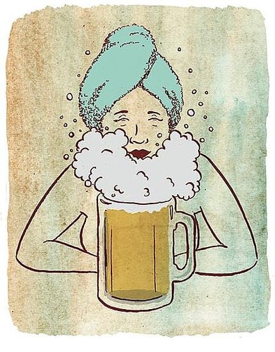 Booze It Up With a Beer Facial