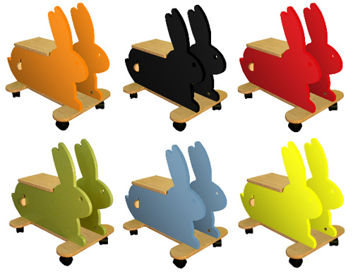Bunny Ride On Toy