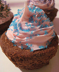 Bite of Love: Sprinkle Me With Love Brownie Cupcakes Bite of Love: Sprinkle Me With Love Brownie Cupcakes