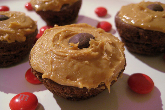 Almond Be There for You Brownie Cupcakes