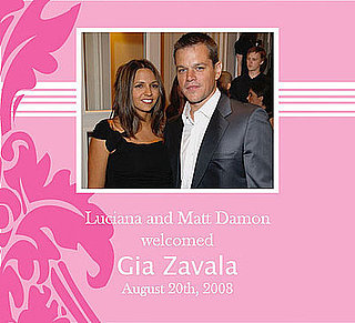 Matt and Luciana Damon Welcome Another Daughter