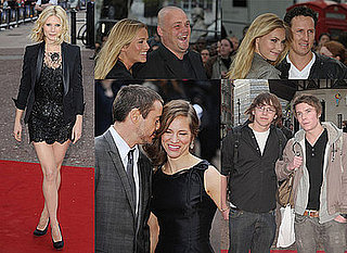 Gwyneth Paltrow and Robert Downey Jr at London Premiere of Iron Man