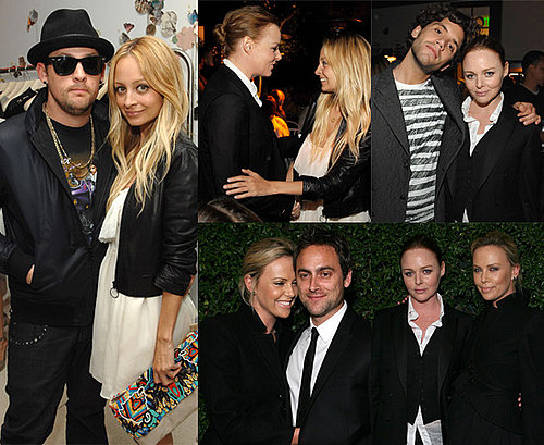 Nicole Richie and Charlize Theron at Stella McCartney's Screening of The Party