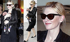 Cate Blanchett And Her Son Ignatius Arrive In The UK At Heathrow