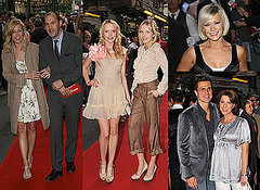 Pictures of Denise and Johnny, Sam and Amanda, Suzanne Shaw and Natasha Kaplinksy at Never Forget The Take That Musical