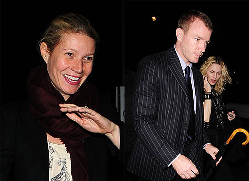 Madonna, Guy Ritchie and Gwyneth Paltrow Leaving the London Kabbalah Centre