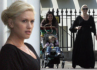 Photos of Pregnant Gwen Stefani and her Son Kingston out in the London Sunshine