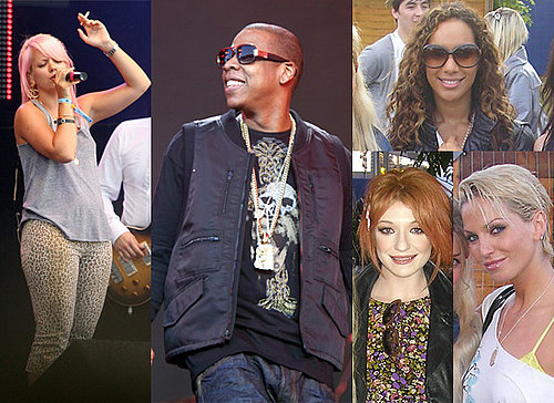 Photos of Jay-Z and Lily Allen At the O2 Wireless Festival