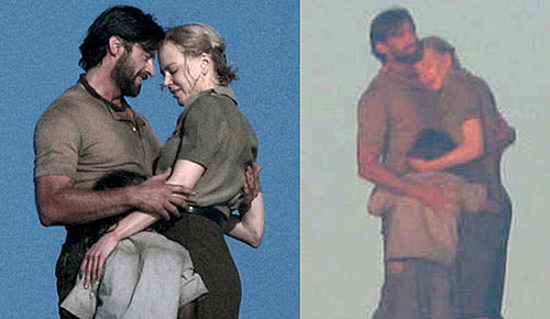Photos Of Nicole Kidman And Hugh Jackman Filming Baz Luhrmann's Australia