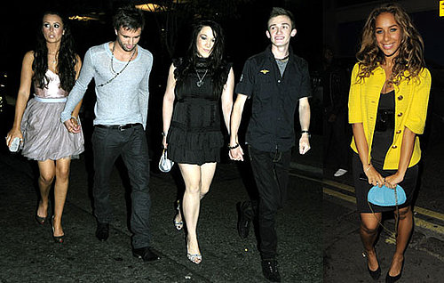 Photos Of Leona Lewis And Big Brother 9's Jennifer Clark, Dale Howard, Rebecca Shiner, Luke Marsden And Stuart Pilkington