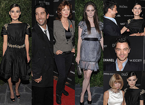 Photos From The Cinema Society /  Vogue Screening Of The Duchess In New York with Keira Knightley, Dominic Cooper, Anna Wintour