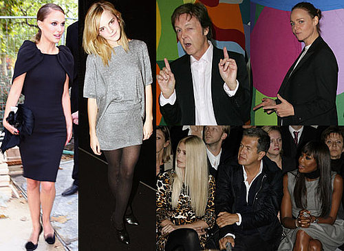 Photo Gallery Of Natalie Portman, Claudia Schiffer, Emma Watson, Naomi Campbell, Paul And Stella McCartney at Paris Fashion Week