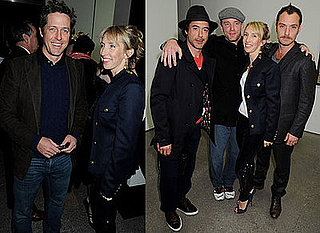 Photo Gallery of Sherlock Holmes' Guy Ritchie, Robert Downey Jr and Jude Law Plus Hugh Grant at Sam Taylor-Wood's Yes I No